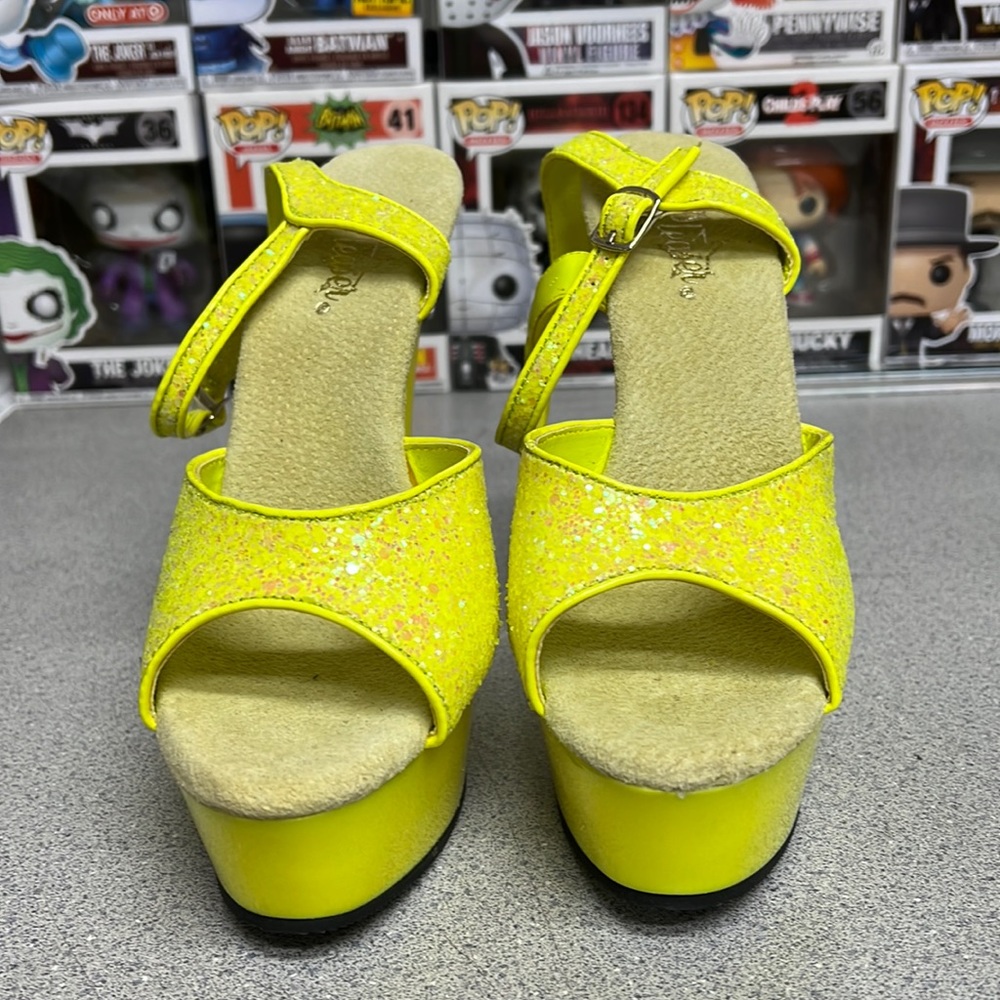 Neon high heels
